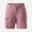Pantalon scurt din Bumbac Trekking călătorie TRAVEL500 Roz Damă
