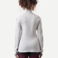 Majica za treking MT900 ženska dugih rukava od merino vune - siva
