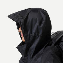 Hiking rain poncho - MT500  - 60L - Black