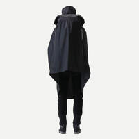 Poncho pluie de randonnée - MT500  - 60L - Noir