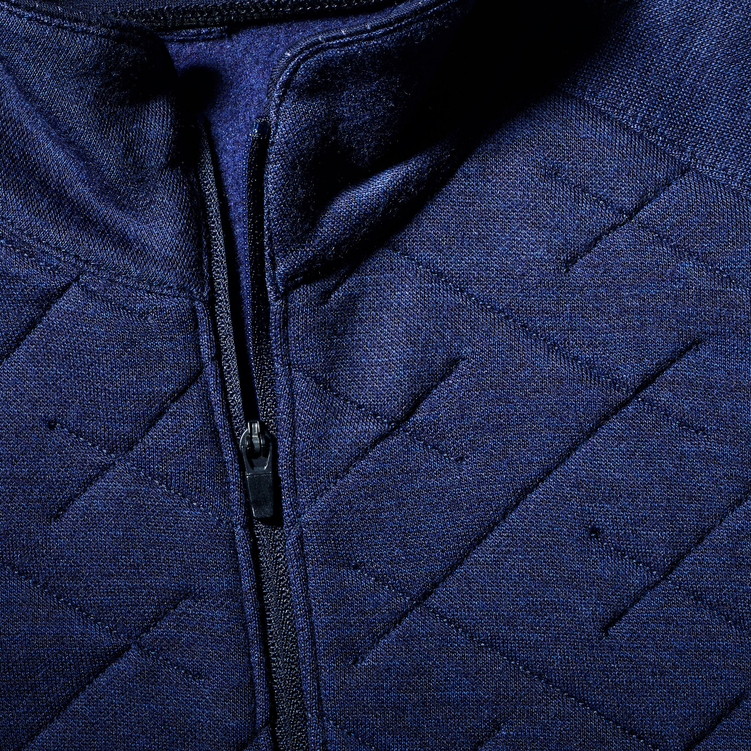 Chandail en laine mérinos femme – Trek 900 bleu - FORCLAZ