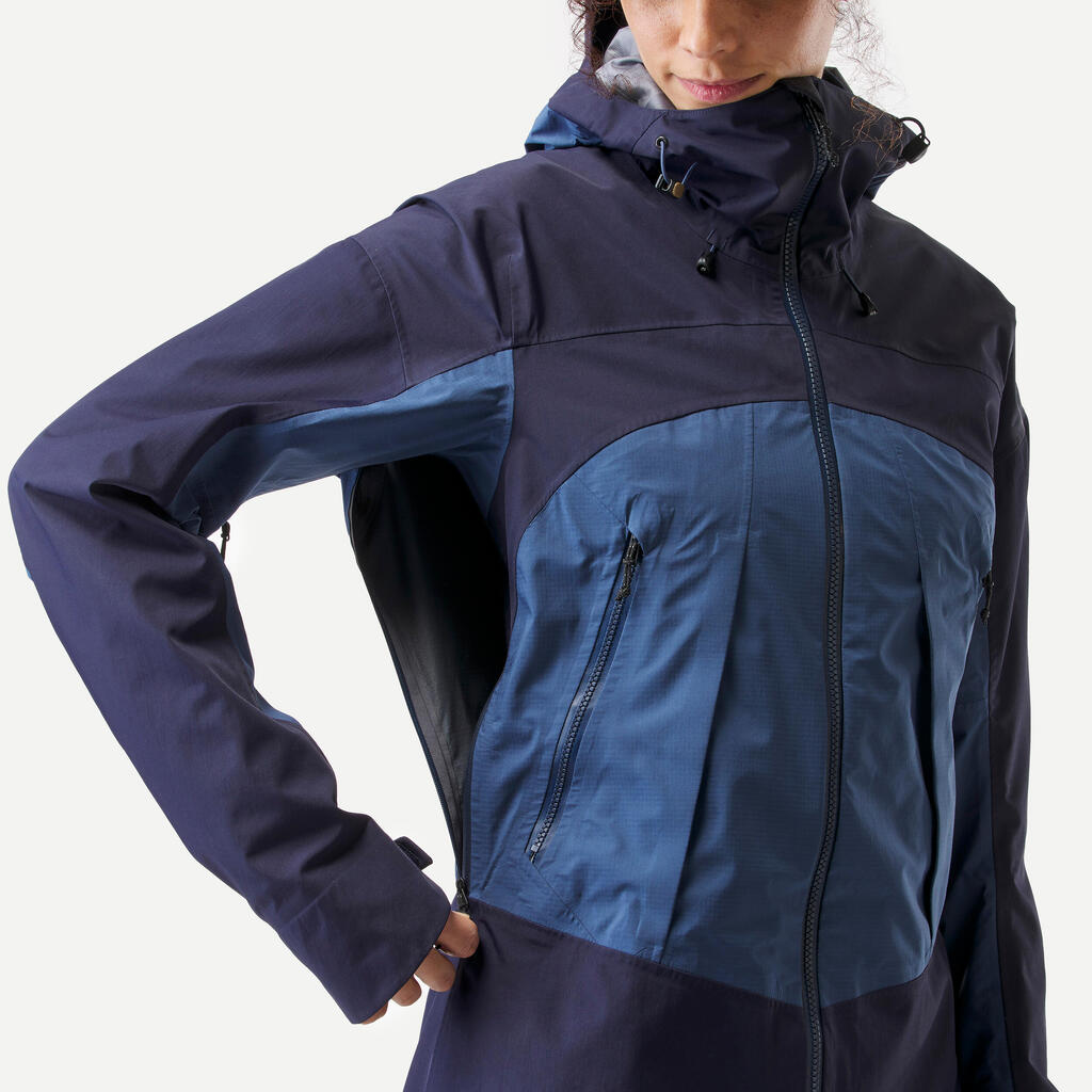 Regenjacke Damen 25.000 mm Wassersäule versiegelte Nähte - MT500 violett