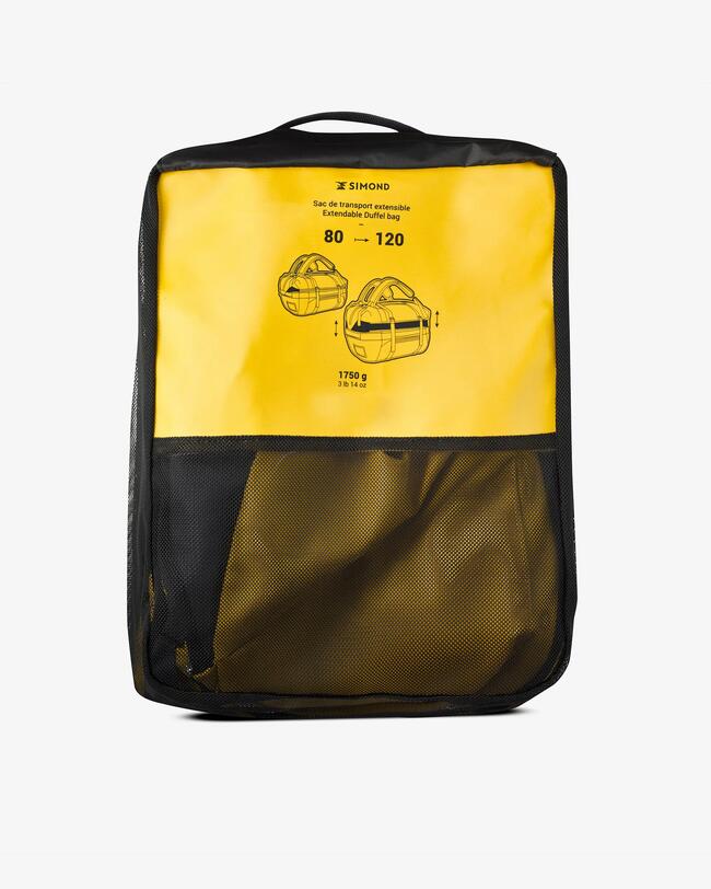 Saco de transporte de Trekking - 80 L a 120 L - DUFFEL 500 EXTEND