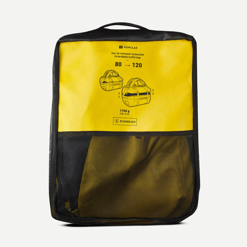 ​Geantă Trekking DUFFEL 500 EXTEND 80 - 120 L