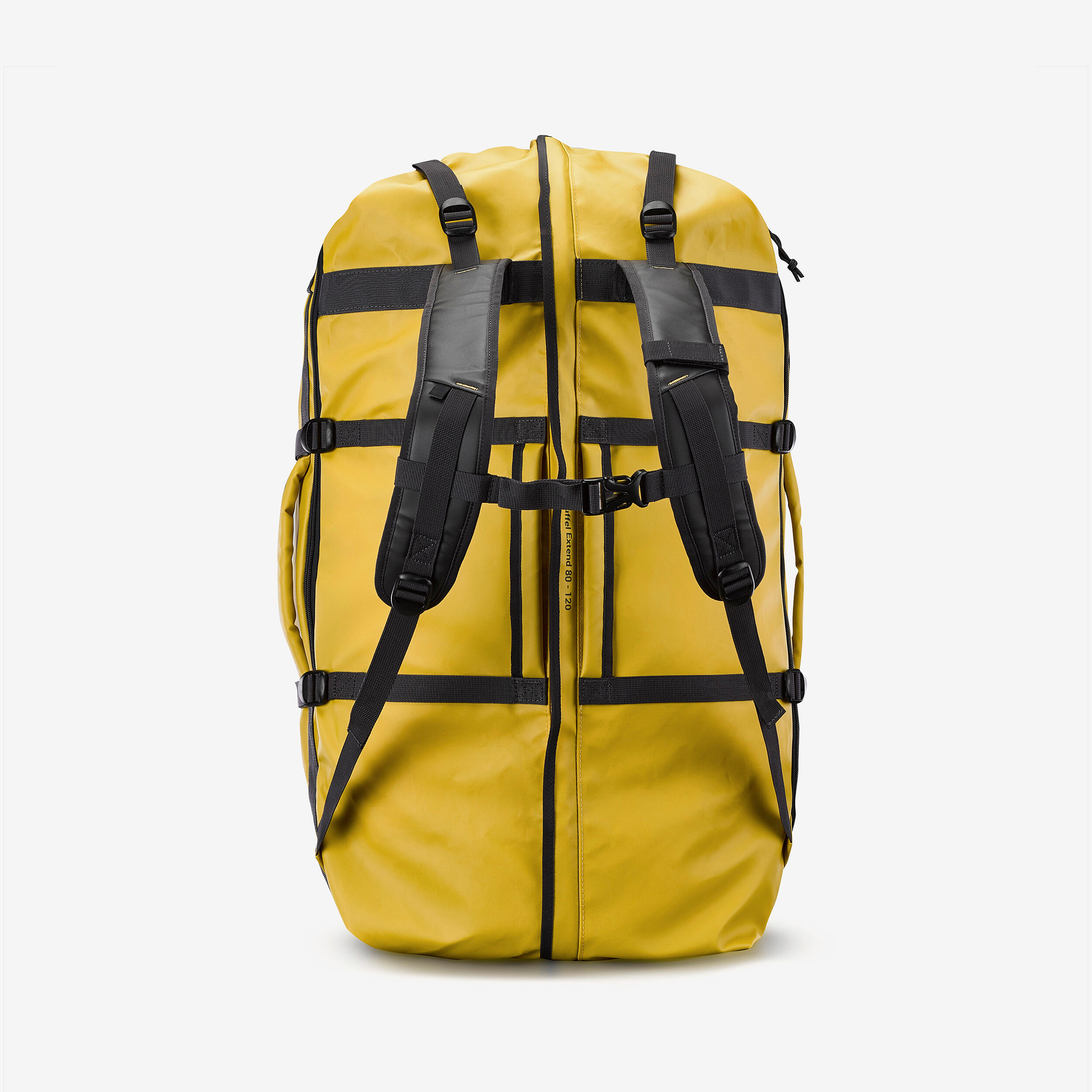 【uesama】デカトロン FORCLAZ リュック 80L-120L イエロー FORCLAZ（フォルクラ）登山 トレッキング バックパック リュック 容量