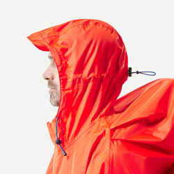 Hiking rain poncho - MT900 - 75L - Red - L/XL