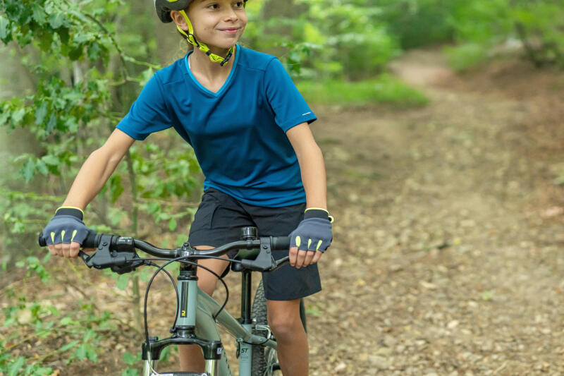 Koszulka rowerowa dla dzieci Btwin 100 krótki rękaw