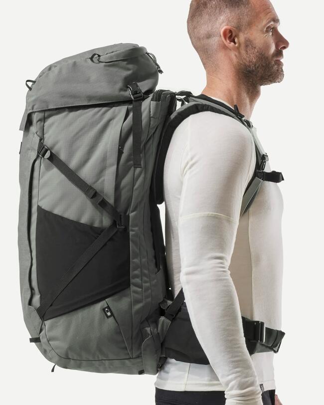 REISERUCKSACK HERREN KOFFERÖFFNUNG BACKPACKING - TRAVEL 900 70+6 LITER 