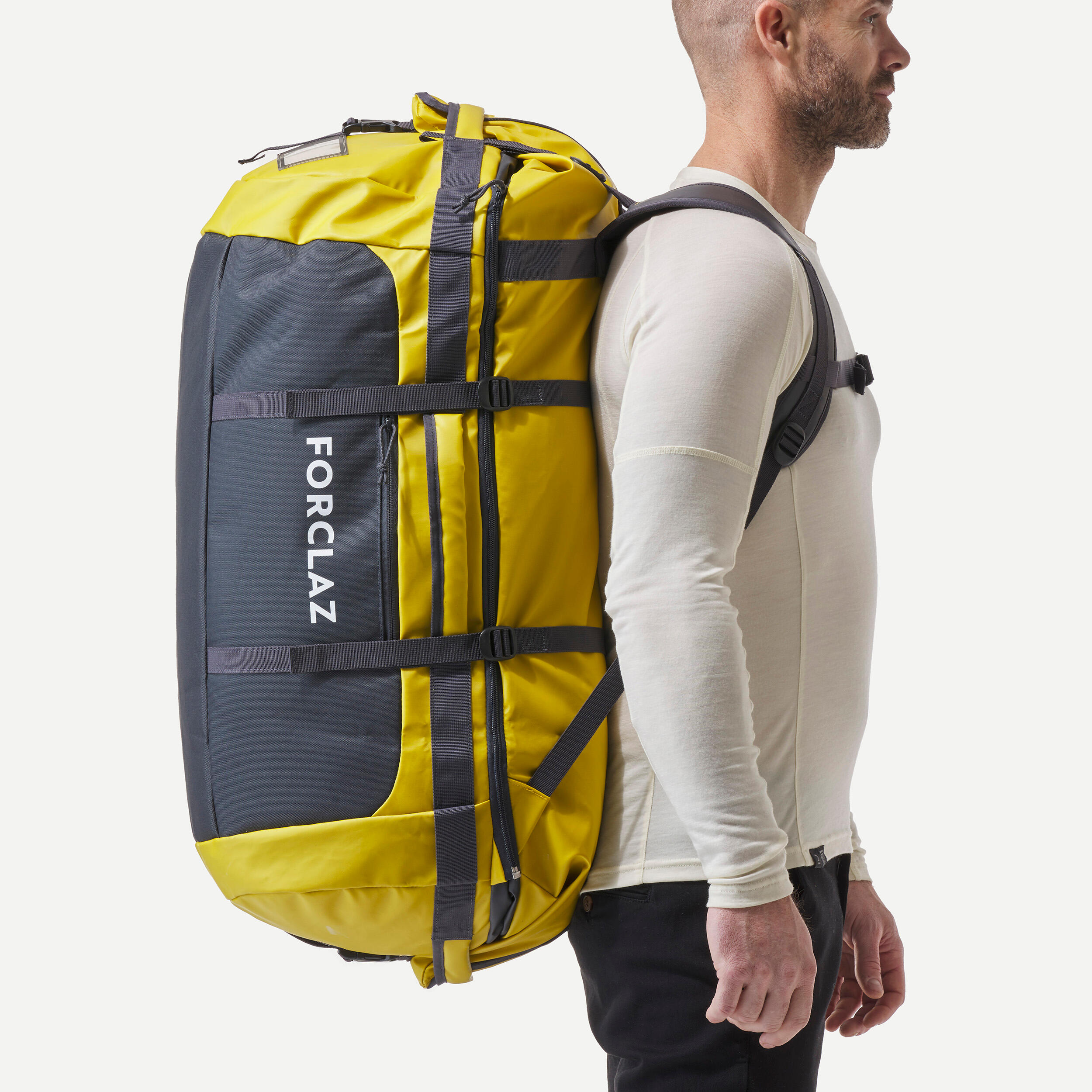 Hiking Duffel Bag 80 L to 120 L - 500 Extend - FORCLAZ