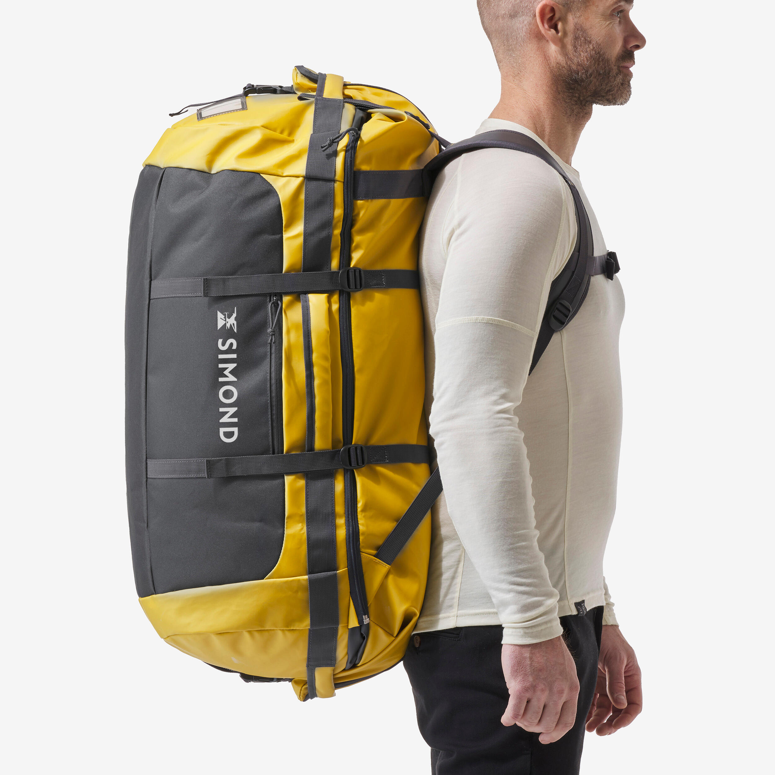 FORCLAZ (フォルクラ) 登山・トレッキング キャリーバッグ 防水 拡張式