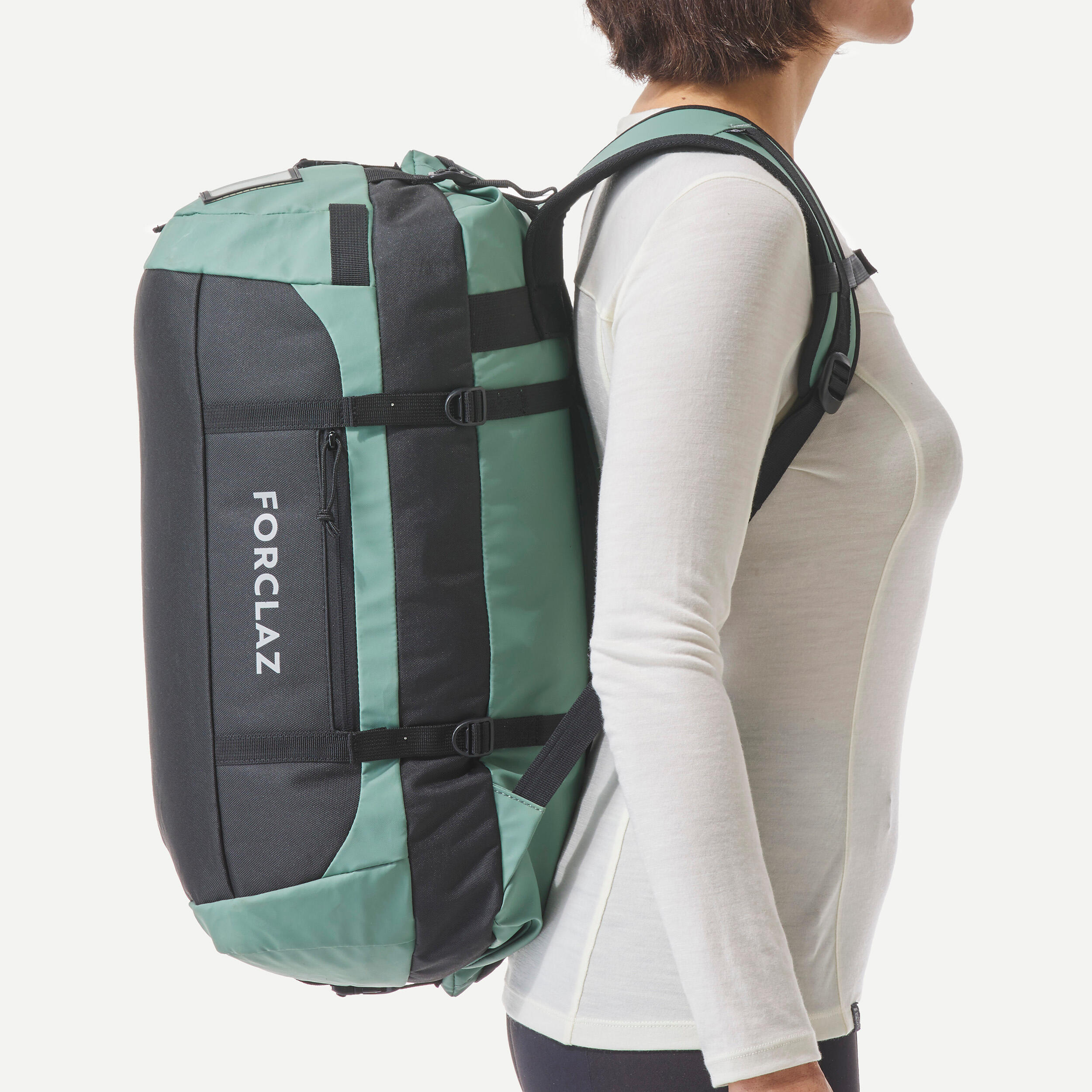 Duffle Carry Bag 30/40 L - EXTEND - Green 8/10