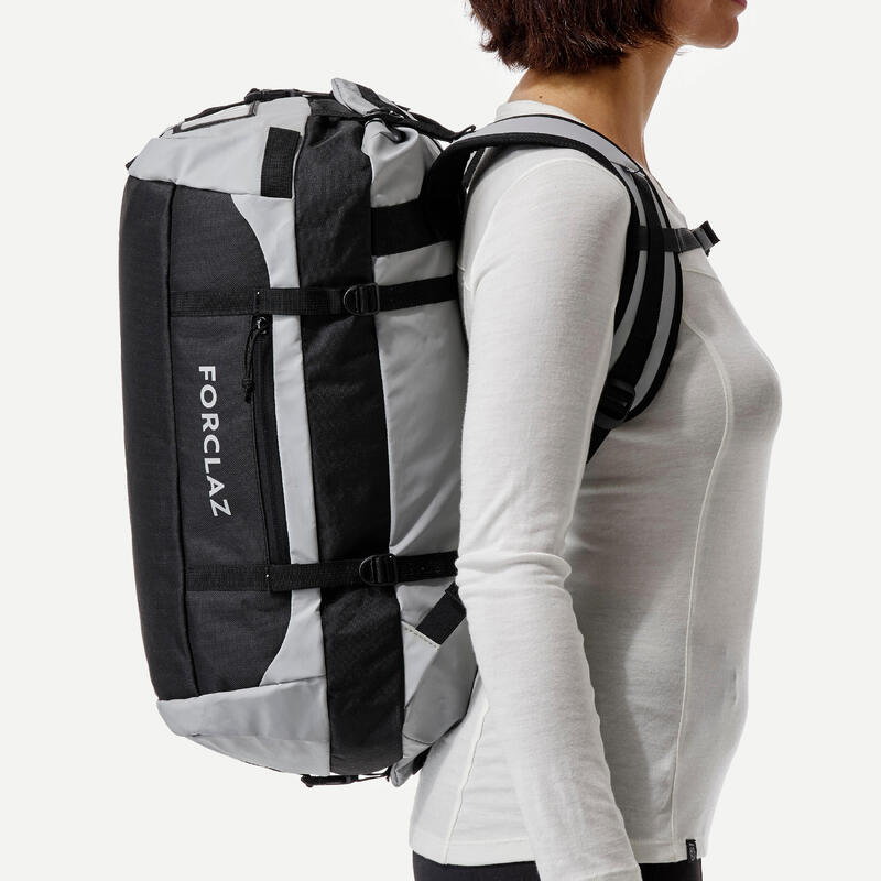 Duffle Carry Bag 30/40 L EXTEND Green FORCLAZ Decathlon