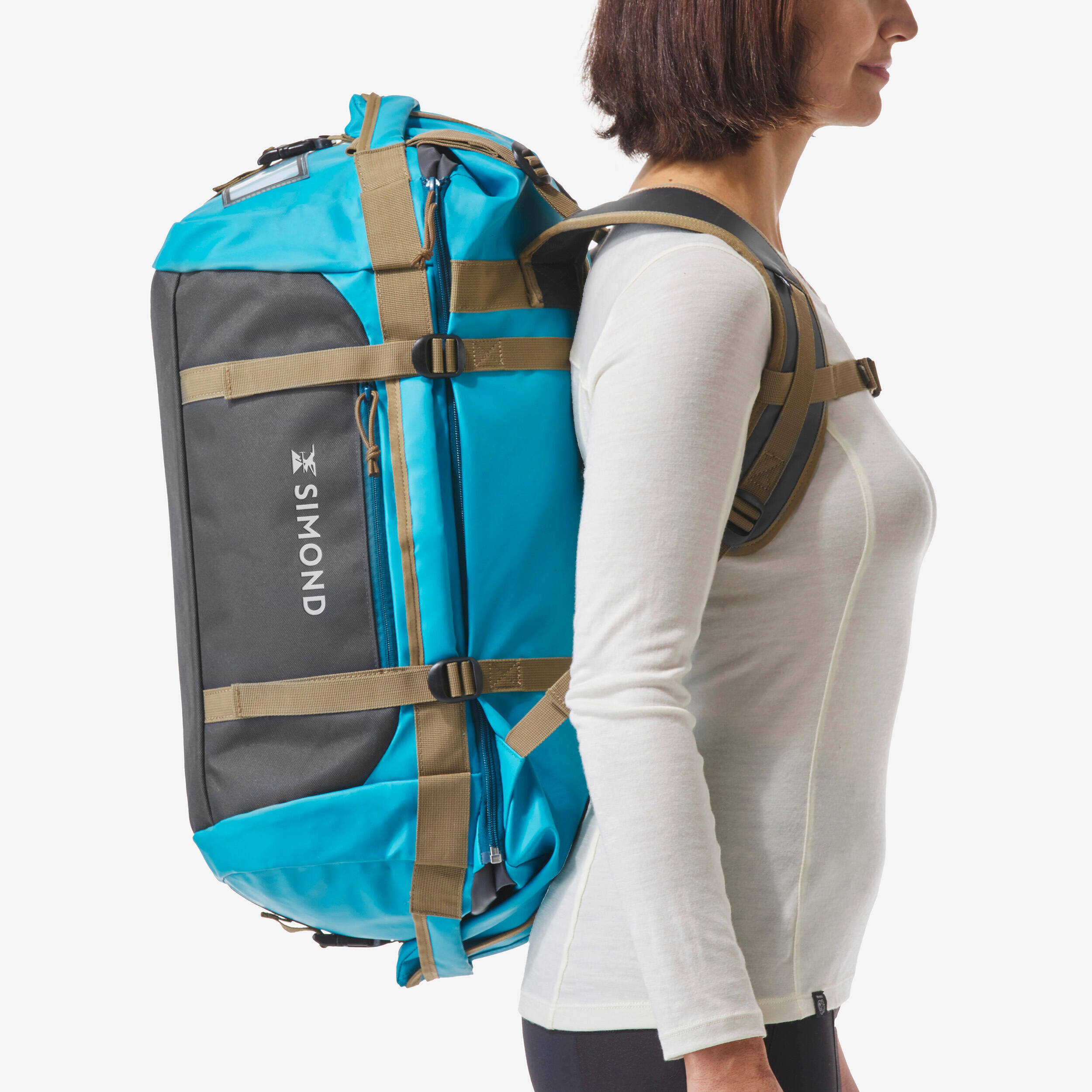Trekking Duffle Bag - 40L to 60L - 500 EXTEND -  2