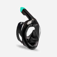 Underwater snorkelling mask Easybreath 900 > age 10 Black