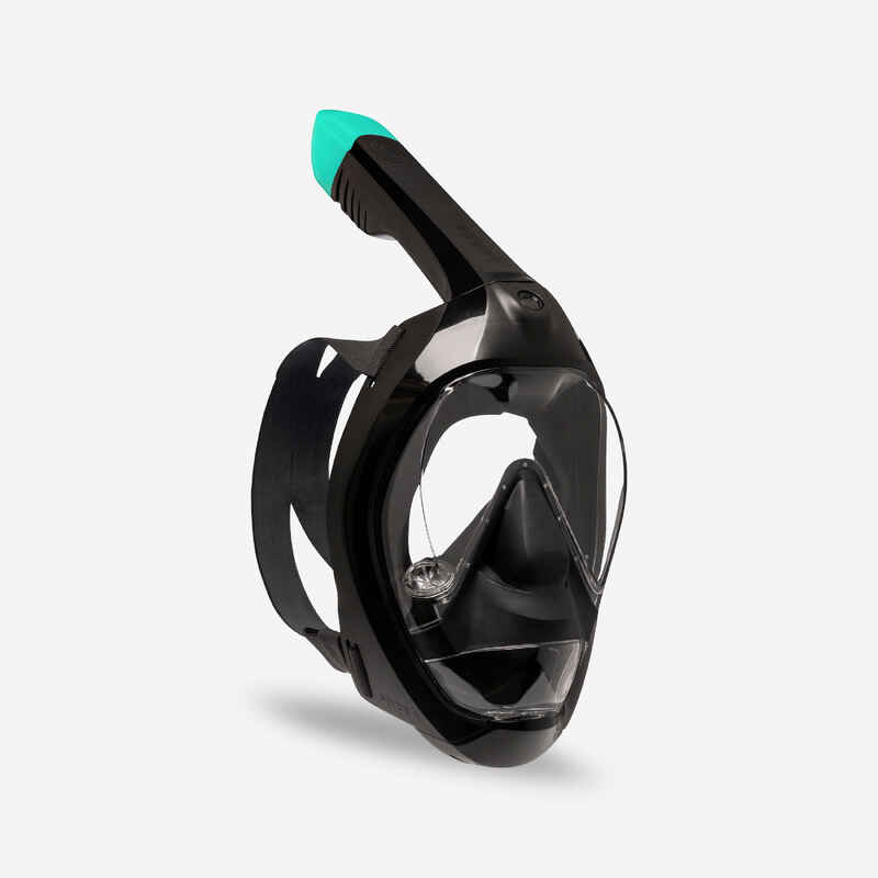 Máscara snorkel Easybreath. Talla S/M Y M/L. Permite compensar oídos negro