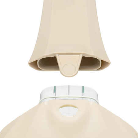 Underwater snorkelling mask Easybreath 900 > age 10 Beige