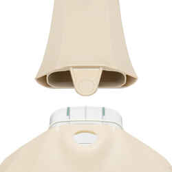 Adult Easybreath Diving Mask - 900 Beige and Green