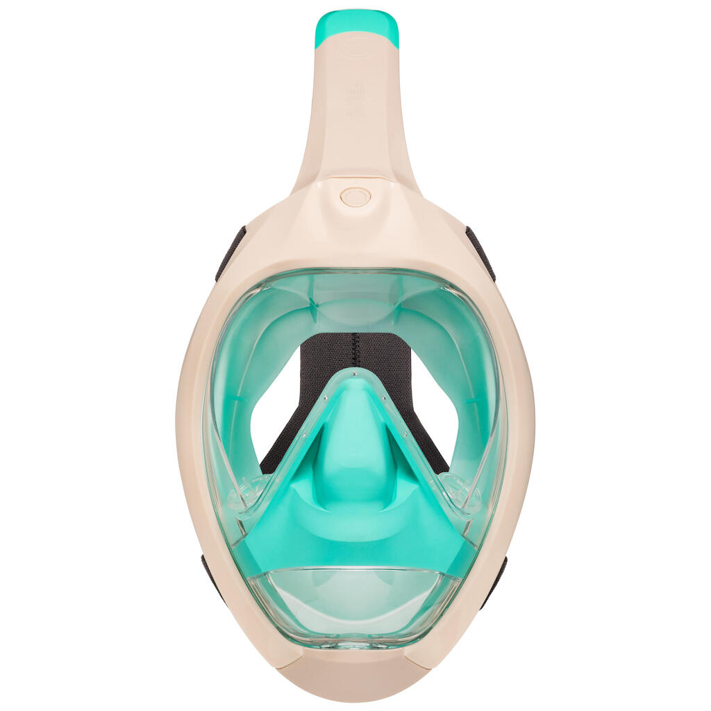 Suaugusiųjų nardymo kaukė „Easybreath 900“, juoda