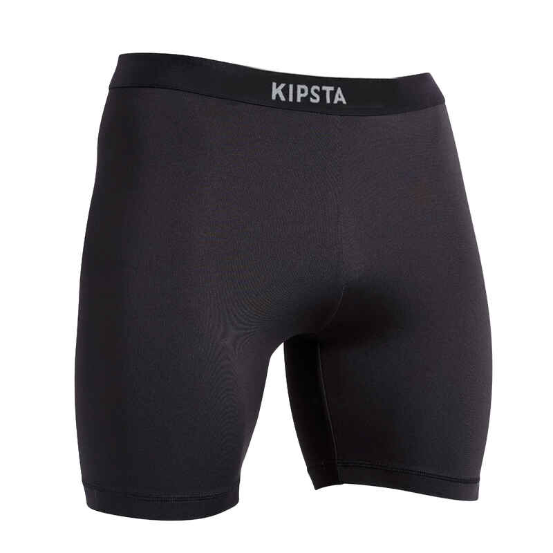 Funktionsshorts Fussball Keepcomfort 100 Damen/Herren schwarz