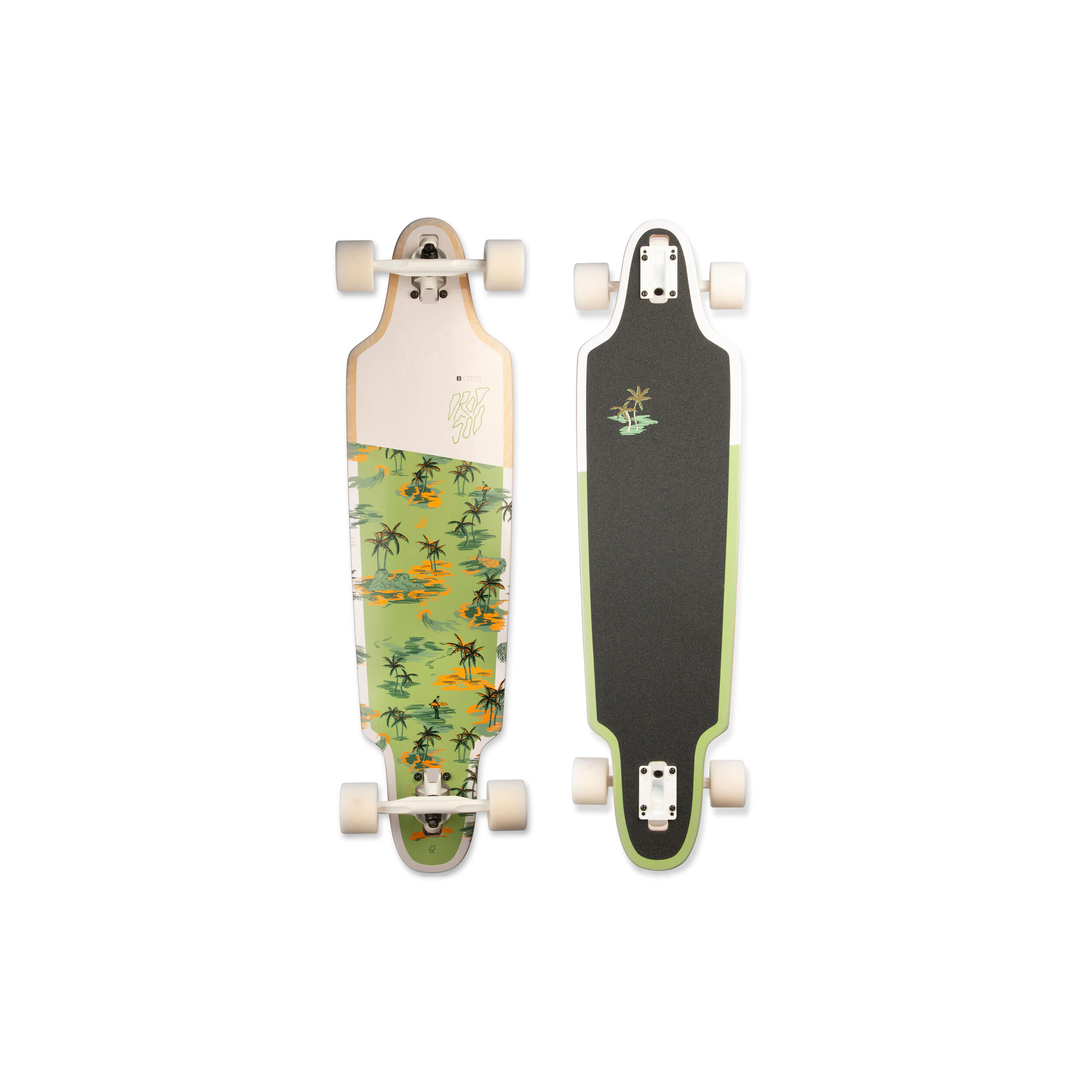 decathlon 180 mm Longboard Drop 500 - Palm Trees-picture-18