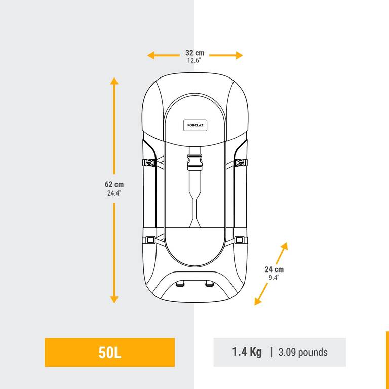 Travel backpack 50L - Travel 100