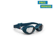 Swimming Goggles - Xbase Print L - Clear Lenses - Navy Blue / Red