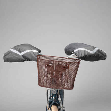 Warm, Waterproof Removable City Bike Cuffs 940 - Grey