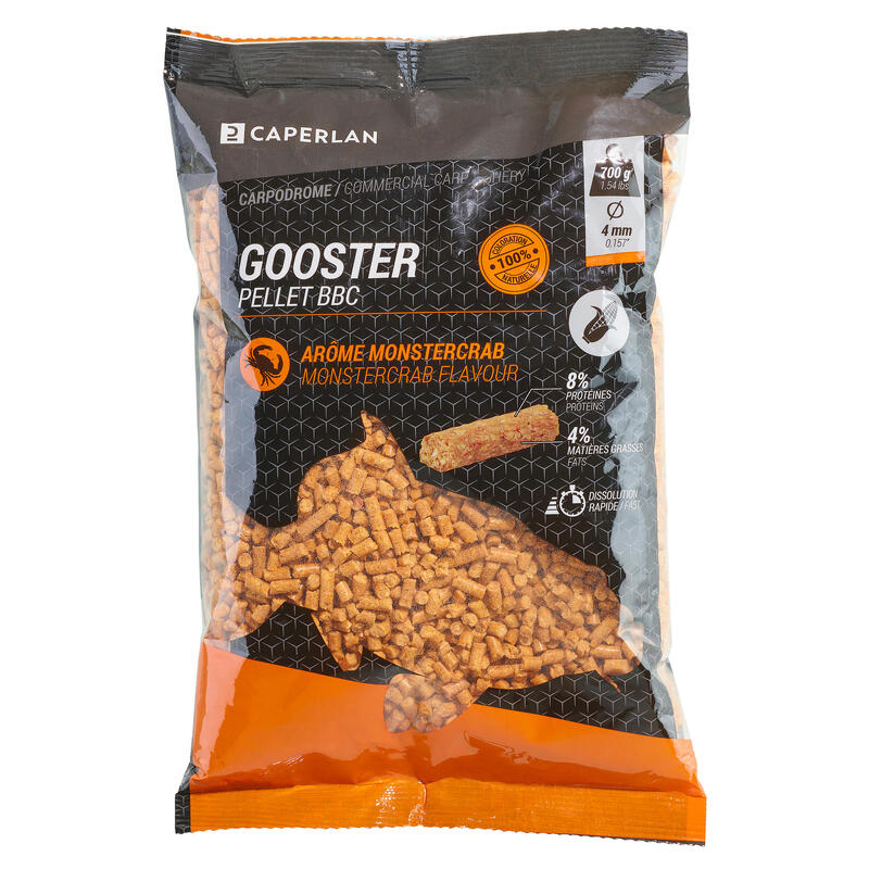 Angelfutter Pellets Karpfenstippen Gooster Babycorn Monstercrab 4 mm 0,7 kg 