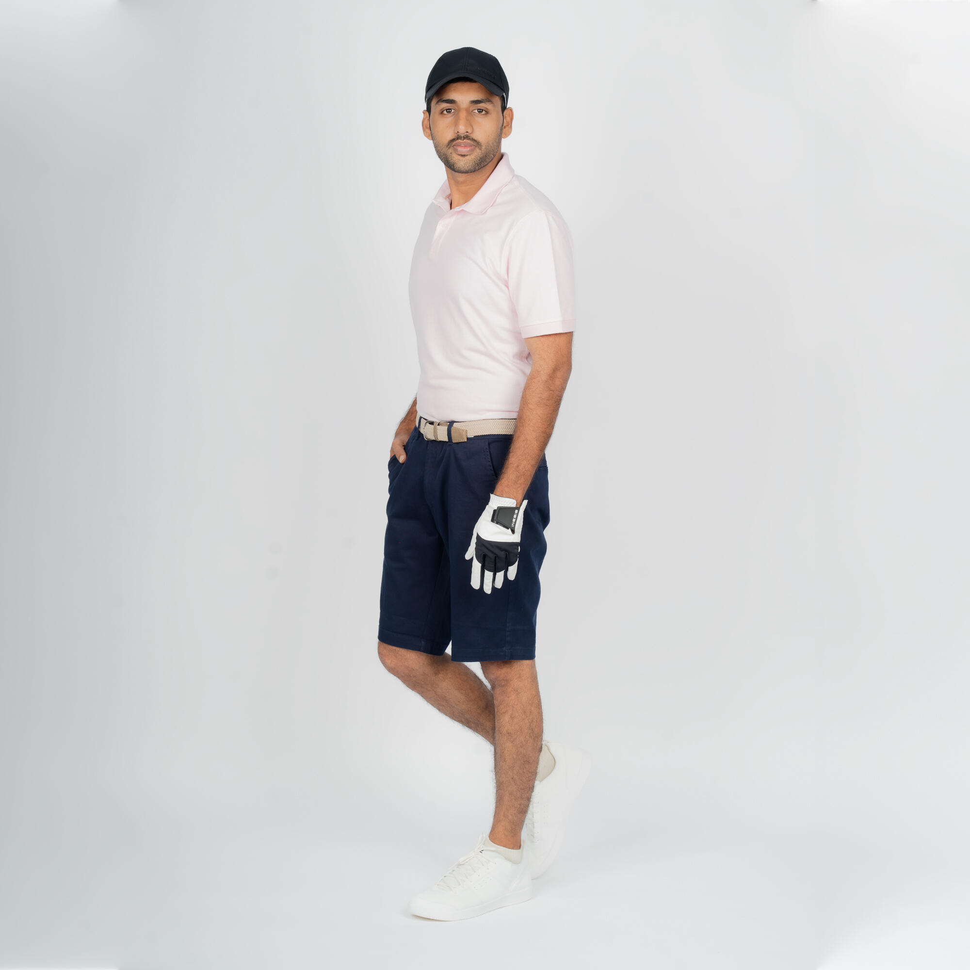 Polo golf uomo MW 500 rosa 9/12