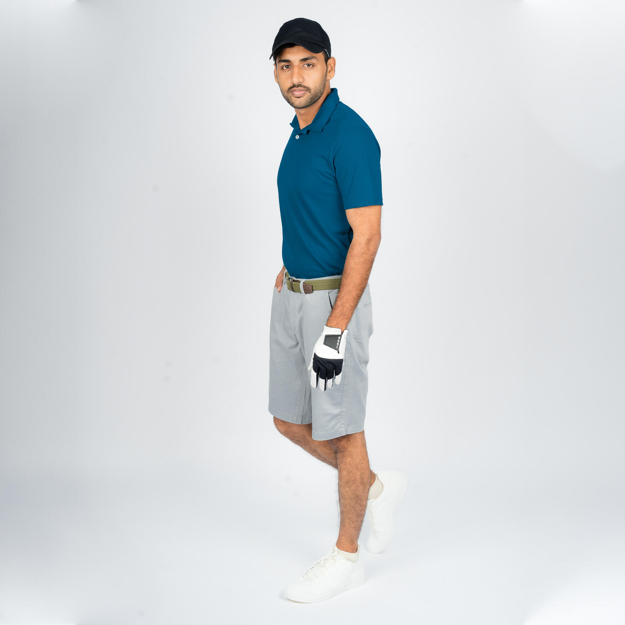 Men's Golf Short-Sleeved Polo Shirt Blue