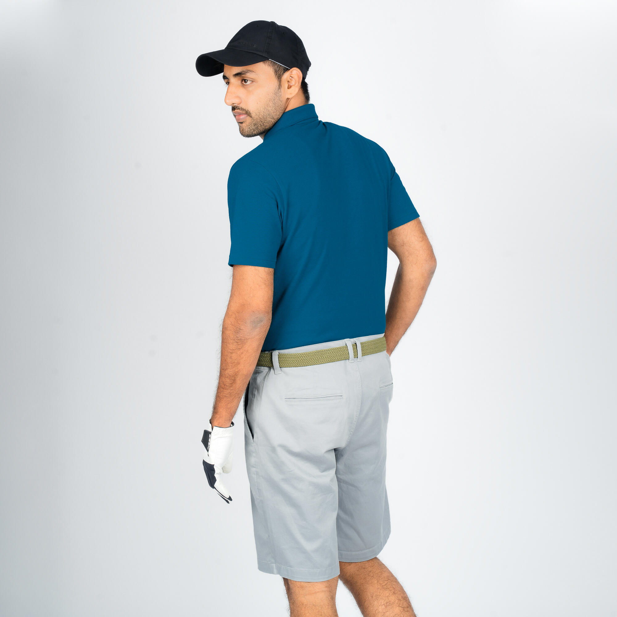 Men's Golf Short-Sleeved Polo Shirt Blue