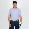 Men's Golf Short-Sleeved Polo Shirt Purple