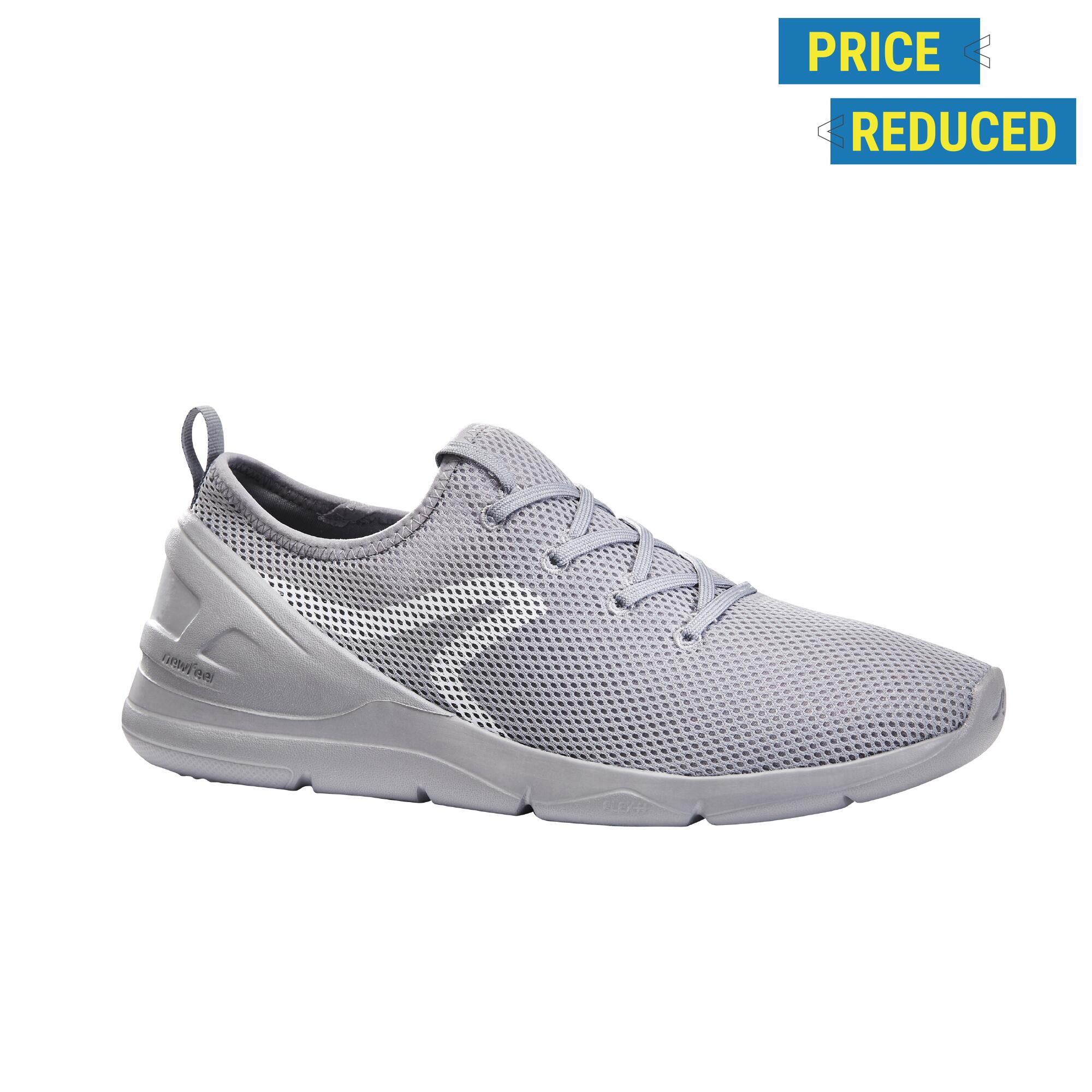 Women Walking Shoes - 164g Lightweight, Flexible Sole, and Breathable - Grey