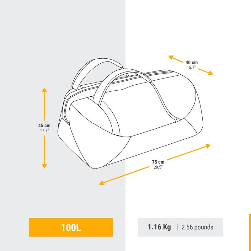 Reistas voor trekking 100 l duffeltas 100 basic