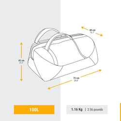 Trekking Carry Bag - 100 L - DUFFEL 100 BASIC