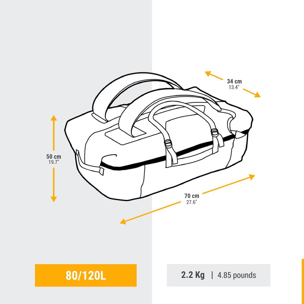 Torba za treking 900 Extend vodootporna 80-120 L