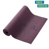 Yoga Mat, 8 mm thick, 173 x 61 cm, with Strap, Foam - Burgundy, For Soft Yoga