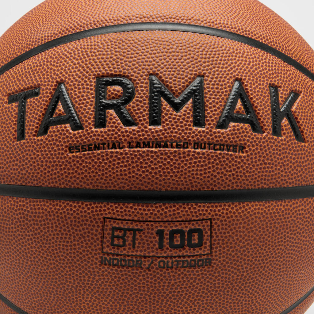 7. izmēra vīriešu no 13 gadu vecuma basketbola bumba “BT100”, oranža