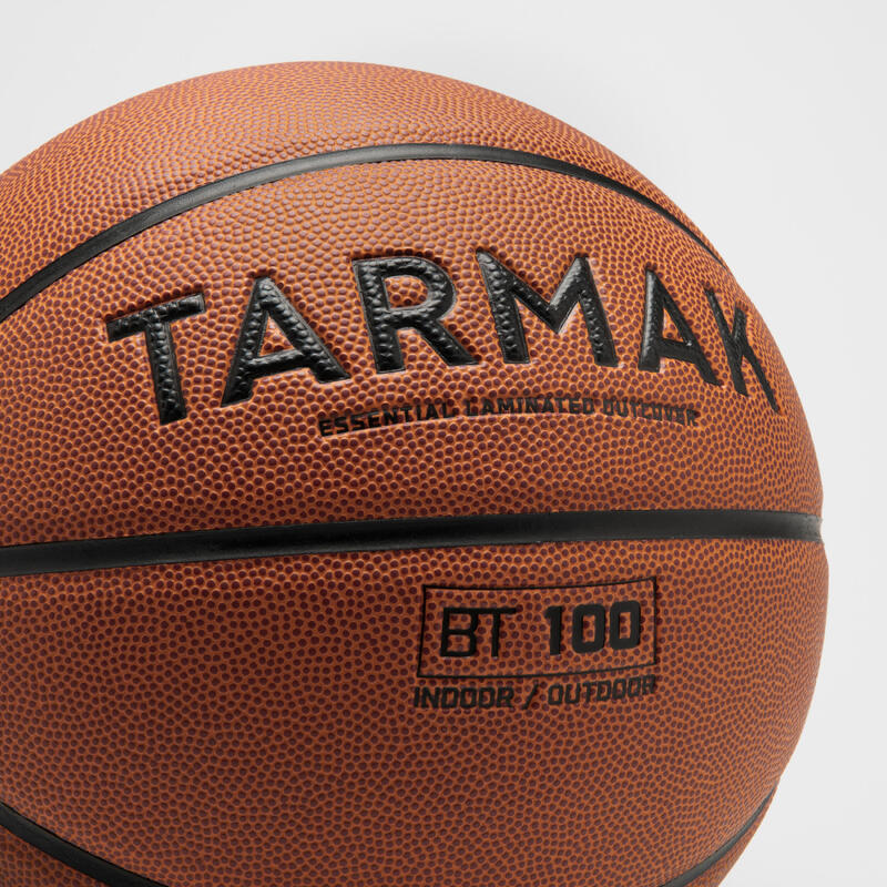 Balón de baloncesto BT100 de talla 7 naranja para hombres desde 13 años 