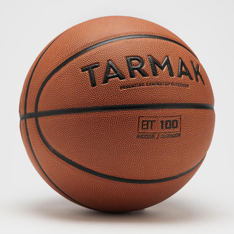 Balón de baloncesto BT100 de talla 7 naranja para hombres desde 13 años 