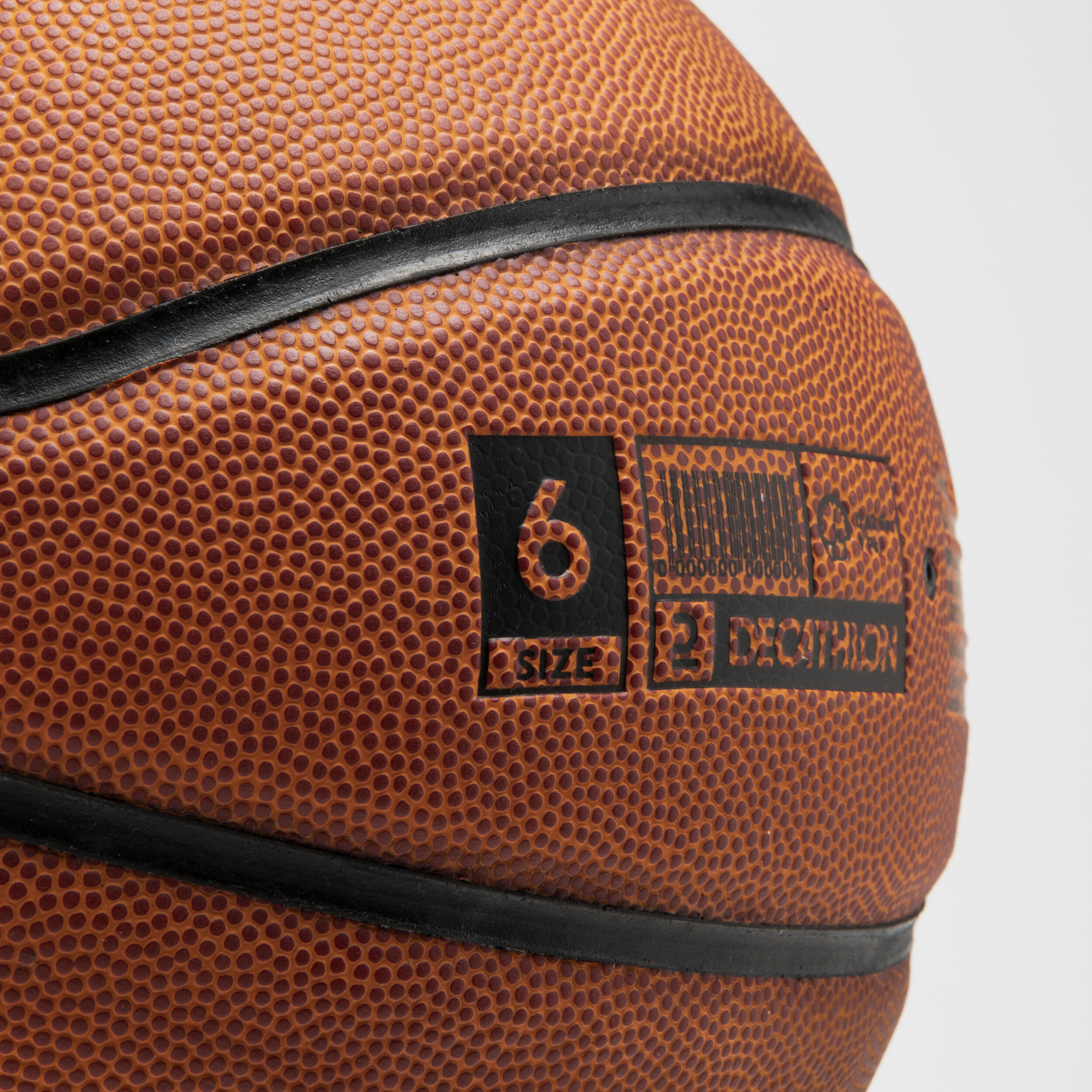 Basketbal BT100 Touch maat 6 bruin 7/7