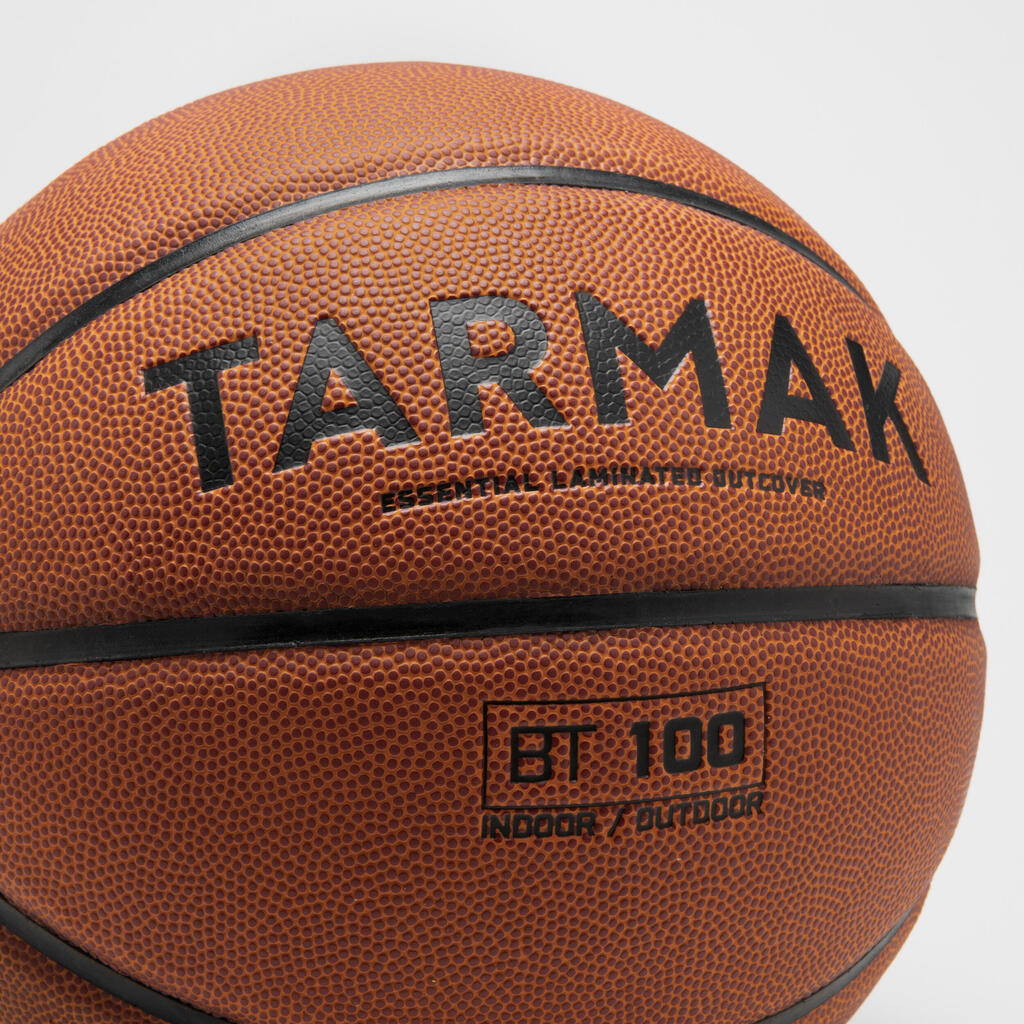 Basketbalová lopta BT100 Touch veľkosť 6 hnedá