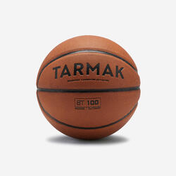 Ballon de basketball taille 6 - bt100 touch marron