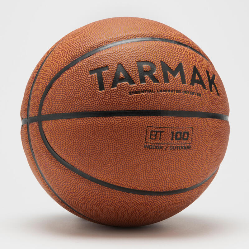 Balón baloncesto BT100 talla 5 naranja para niños hasta 10 años, para iniciarse.