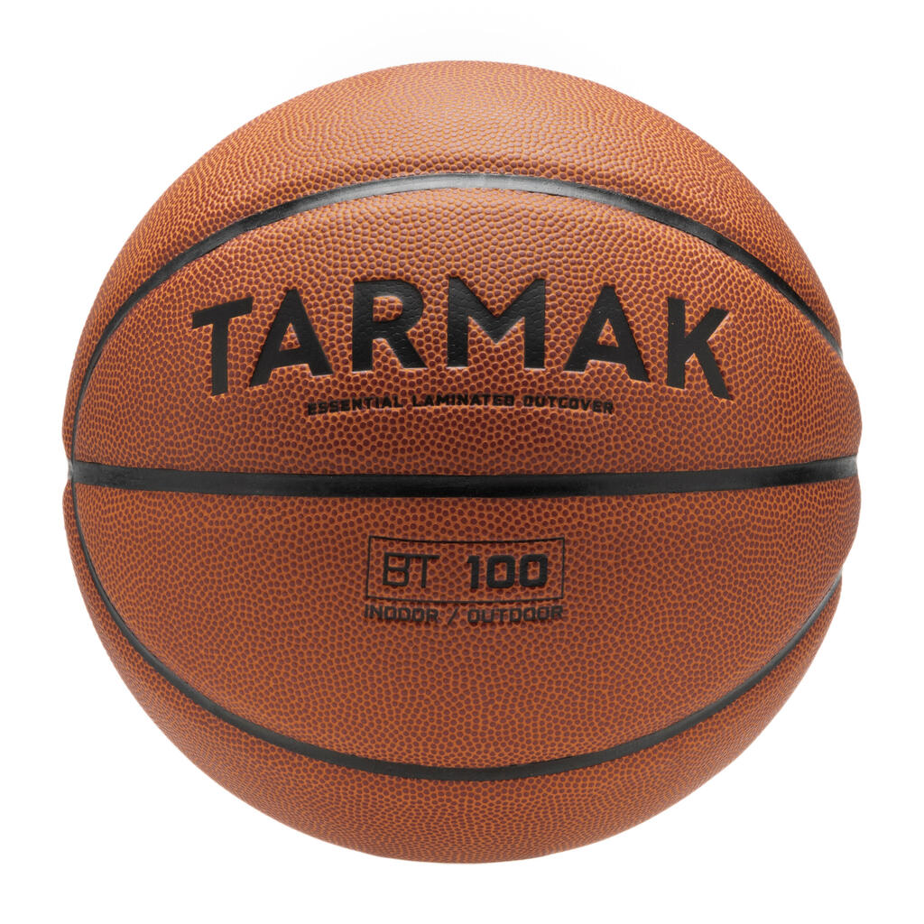 5. izmēra bērnu-iesācēju līdz 10 gadu vecumam basketbola bumba “bt100”, oranža