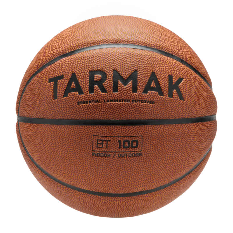 BT100 Kids' Size 5 Beginner Basketball, Under Age 10 - Orange