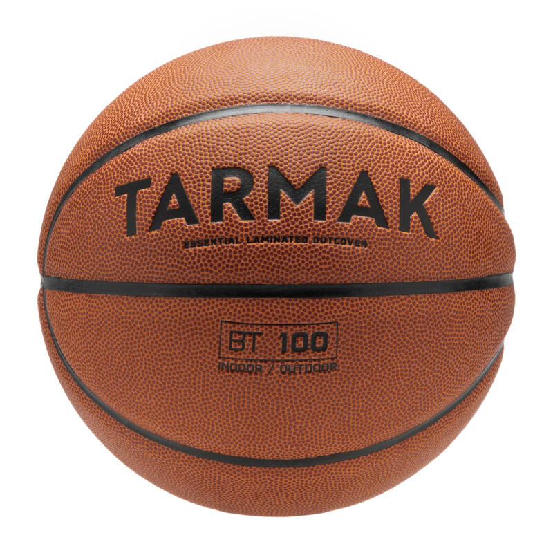 Balón baloncesto BT100 talla 5 naranja para niños hasta 10 años, para iniciarse.