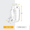 Рюкзак туристический 80 л мужской синий MT900 SYMBIUM Forclaz