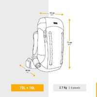 Men's Trekking Backpack 70+10 L - MT900 SYMBIUM