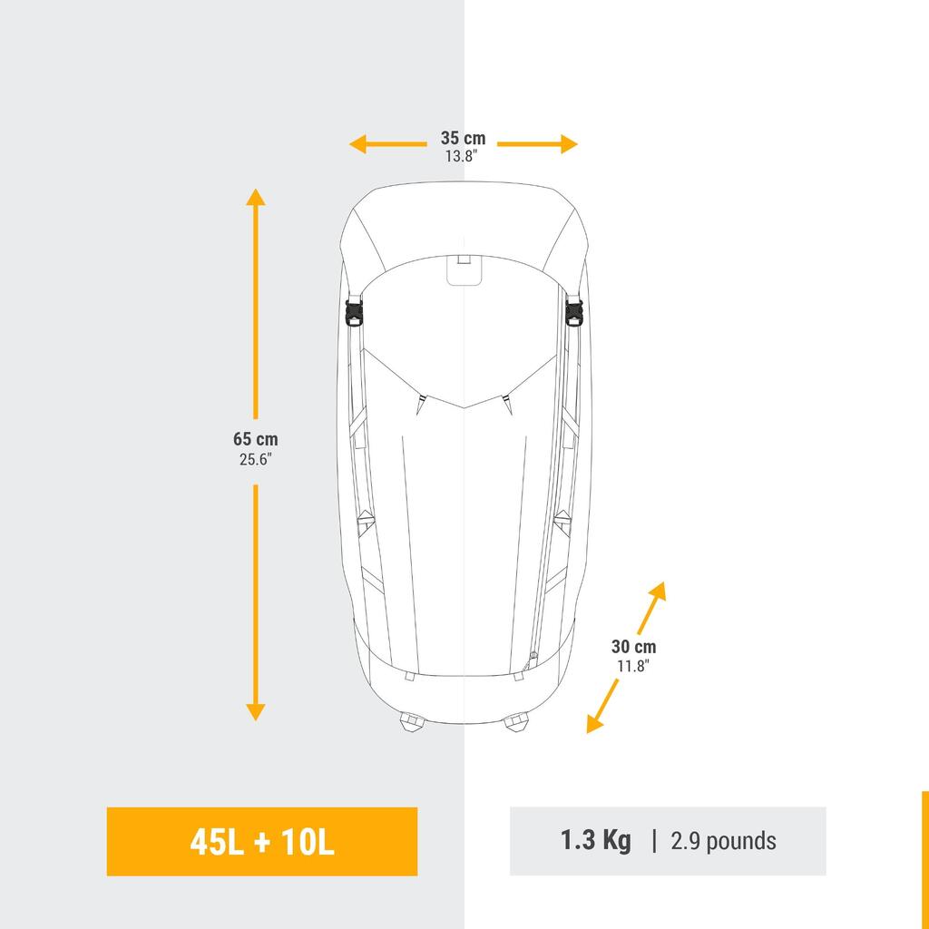 Naiste matkaseljakott „MT900 UL“, 45+10 l